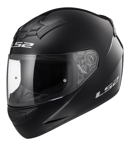 Casco Para Moto Integral Ls2 Rookie Ff352  Gloss Black Solid Talle Xl 