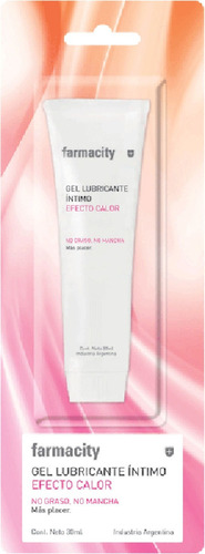 Gel Lubricante Íntimo Farmacity Efecto Calor X 30 Ml