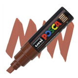 Bolígrafo Artístico Posca Pc-8k, 8,0 Mm, Color Marrón Uniball