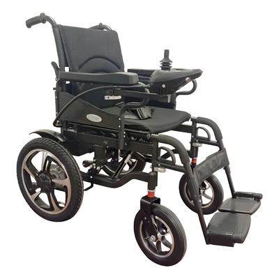 Silla de Ruedas Eléctrica Mobi Care Todoterreno Plegable de Acero Negra | Envío gratis