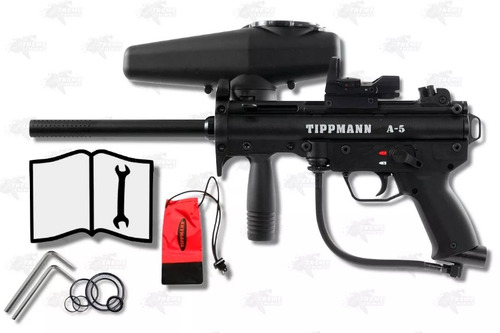 Marcadora Tippmann A5 Mecánica Cyclone Hopper Gotcha Xtreme