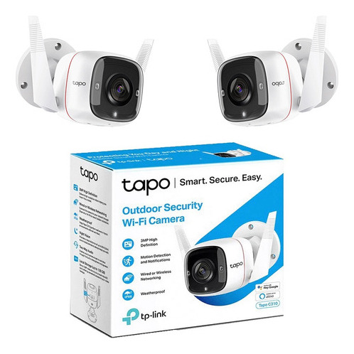 Tapo C310 Cámara De Seguridad Exterior Wi-fi X2 Unidades