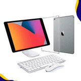 Teclado+suporte+ Mouse+ Capa Tpu+ Pv+ Cn Para iPad 9ª 10.2