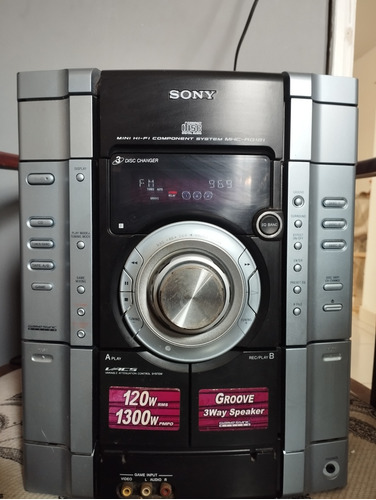 Central Sony Mod. Hcd-rg121 P/ Reparo/ Peças Leia O Anúncio