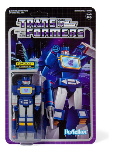 Super 7 Reaction Transformers Soundwave