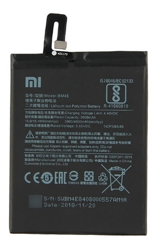 Kit Bat.ria Xiaomi Pocophone F1 Bm4e Nova Original Frete Grá