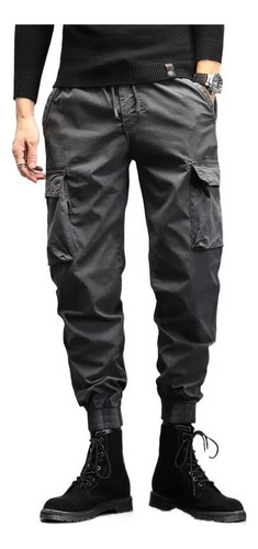 Joggers Pantalon Cargo Streetwear De Casual Para Hombre