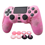 Cherry Blossoms Ps4 Controller Skins Ralan, Sakura Silicone.