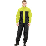 Capa De Chuva Masculina Pantaneiro Nylon Amarelo Motoqueiro 