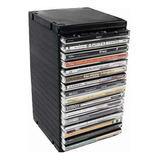 Porta Cd - Rack Newness Capacidade 16 Cds - Preto