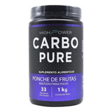 Carbo Pure Maltodextrina High Power Ponche De Frutas 1kg Sabor Ponche De Frutas