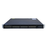 Switch Gigabit Cisco 3650 48fs-l 48 P Poe E 04 Sfp Seminovo