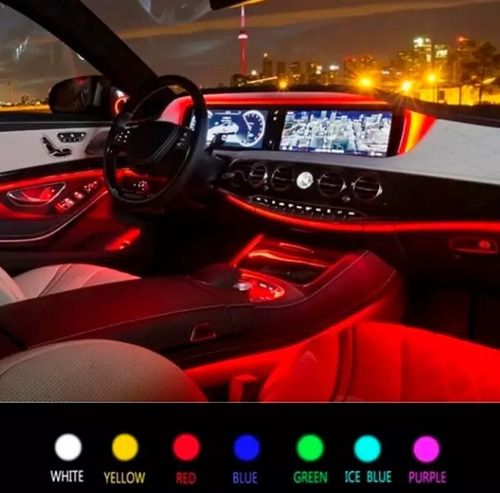 Luces Led Rgb Para Auto Con Control Seisa Mj12 *itech Shop Foto 3