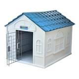 Casa Térmica Para Perro Con Puerta 75 X 65 X 63 Cm 10237 Color Azul