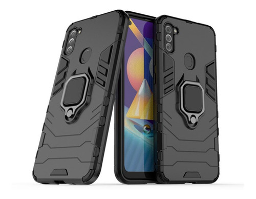 Samsung A11 / Case Bumper Antishock Black Panther Premium 