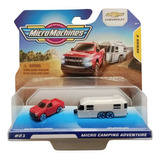 Camioneta Chevrolet Silverado Vehículo Camper Micromachines