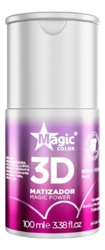 Gloss Matizador 3d Platinum Efeito Pérola 100ml Magic Color