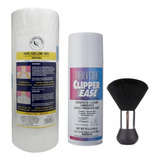 Kit De Spray Lubricante + Bledo Black + Papel Para Cuello