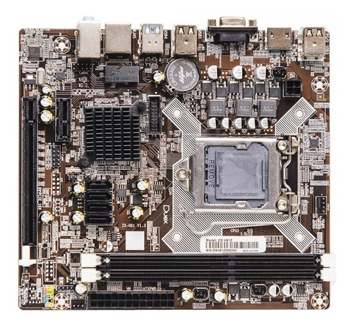 Placa Mãe Duex Dx H81z Chipset H81 Intel Lga 1150 Matx Ddr3