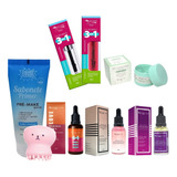 Kit Skincare Limpeza Pele Brinde Gloss Presente 8 Itens