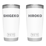 Paquete 5 Termos Yeti 20 Oz Personalizado Láser Corporativo