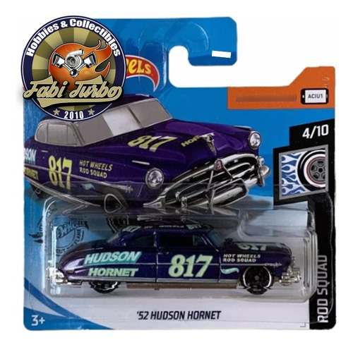 Hot Wheels 2020 - 52 Hudson Hornet Roxo