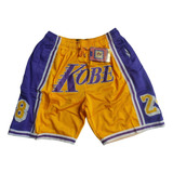 Short Nba Lakers Kobe Amarrillo 