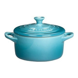 Le Creuset Stoneware Petite Round Cazuela 8 Onzas Del Caribe