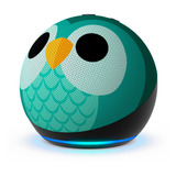 Asistente Virtual Amazon Echo Dot 5 Con Alexa Kids Owl Fact 