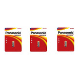 3 Baterias (pilhas) Alcalinas Panasonic 12v Lrv08 Mn21 A23