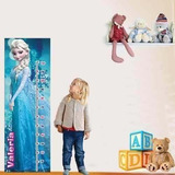 Vinil Decorativo Regla Infantil Elsa Frozen Personalizado