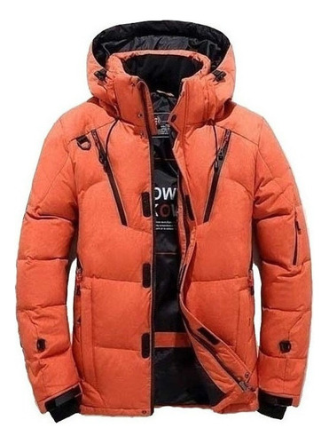 Parka De Invierno Gruesa Con Capucha Para Nieve