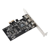 Tarjeta De Expansión Pci-e De 3 Puertos 1394a 1394b Firewire