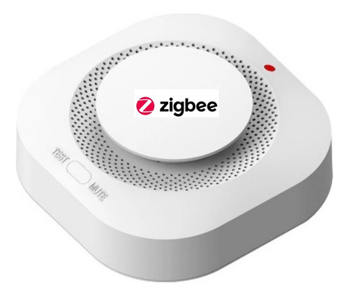 Zigbee Detector De Humo De Alta Cobertura Con Sonido/tuya