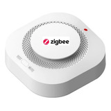 Zigbee Detector De Humo De Alta Cobertura Con Sonido/tuya