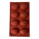 Molde Silicona Huevos X 8 4,7 Cm / Lauacu