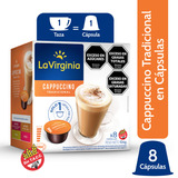 Café Capuccino En Capsulas  la Virginia (8 Caps X 13g)