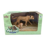 Playset Animales Animal World Guepardo Pack X2 Wabro 9713