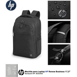 Backpack O Mochila Hp Renew Business 17.3  Negra  |  3e2u5aa