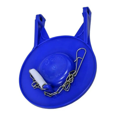 Pera Sapo Descarga Coflex 3 pulgadas Cadena Acero Inoxidable PVC Azul | Envío gratis