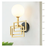 Sparksor Aplique De Pared Dorado Aplique De Pared Moderno Co