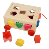 Juguete Didáctico Cubo Madera Educativos Bloques Montessori