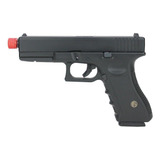 Pistola Airsoft Gás Gbb Glock V17 Full Metal Blowback Rossi