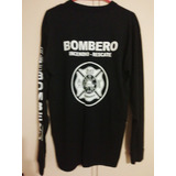 Remeras Azul De Bomberos, Importado Xl. 