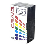 Cintas De Video Craig Cc358 Premium Blank T-120 Vhs | Paquet