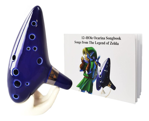 Legend Of Zelda Ocarina Of Time, 12 Hole Ocarina Alto C W...