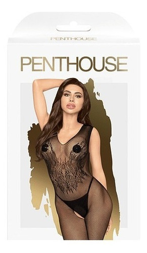 Body Mujer Malla Lencería Erótica Entrepierna Sexy Penthouse