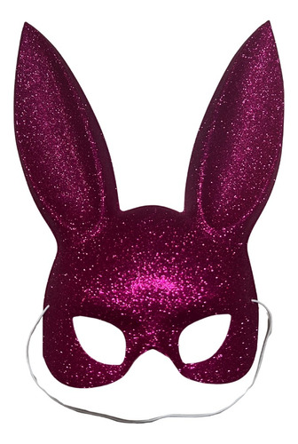 Máscara Orejas De Conejo Playboy Glitter