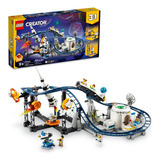 Kit Lego Creator 3en1 Montaña Rusa Espacial 31142 874 Piezas
