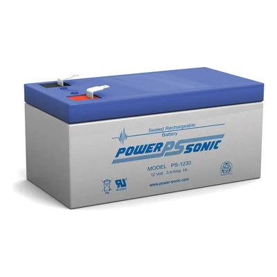 BATERIA POWER SONIC PLOMO ACIDO PS1230 12V 3.4 AH F1 AGM | Meses sin interés